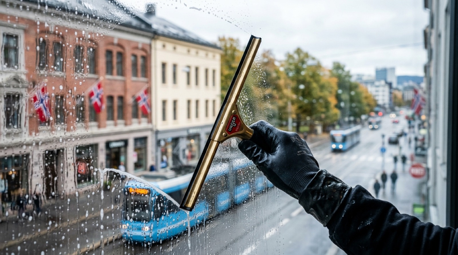 Nyvasket, tom leilighet klar for overtakelse